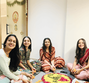 Vivansh Infotech team at an office get-together