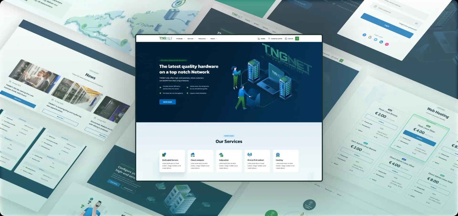 Seamless & Secure Hosting Solutions by TNGNET banner