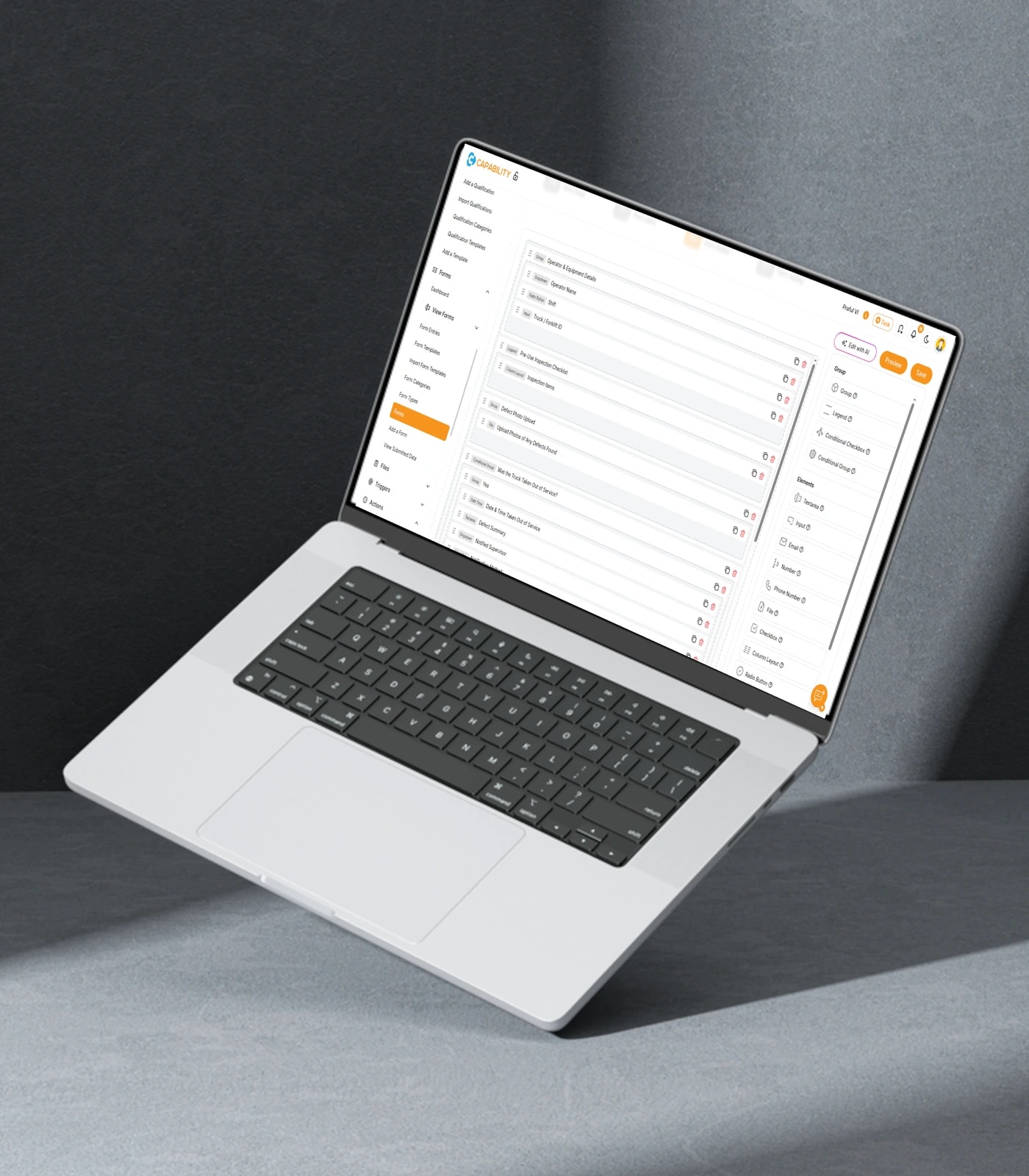 Capability workforce training and compliance dashboard — view 2