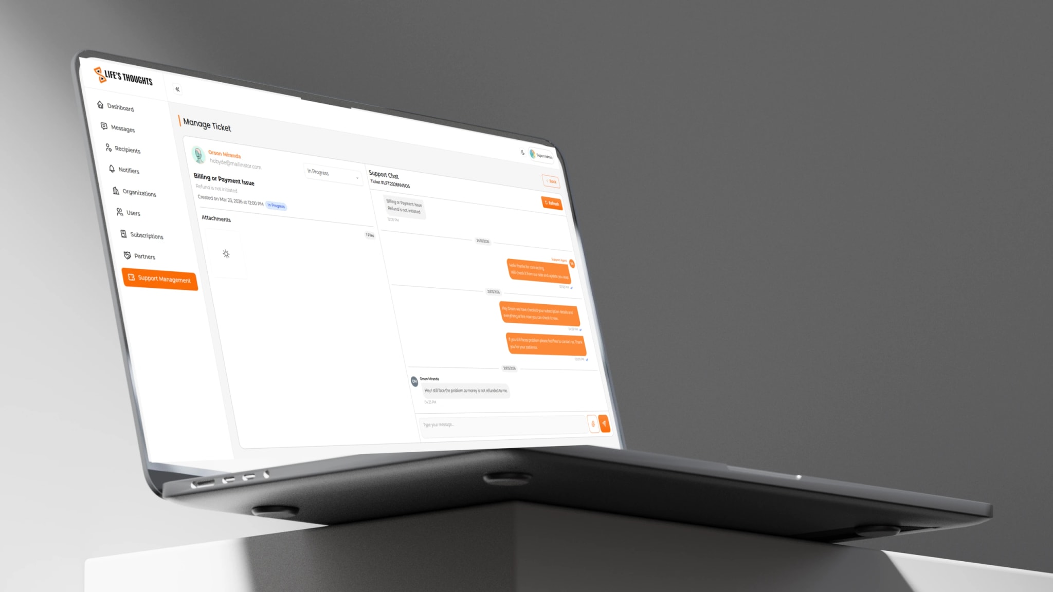 Life's Thoughts legacy video message recording platform