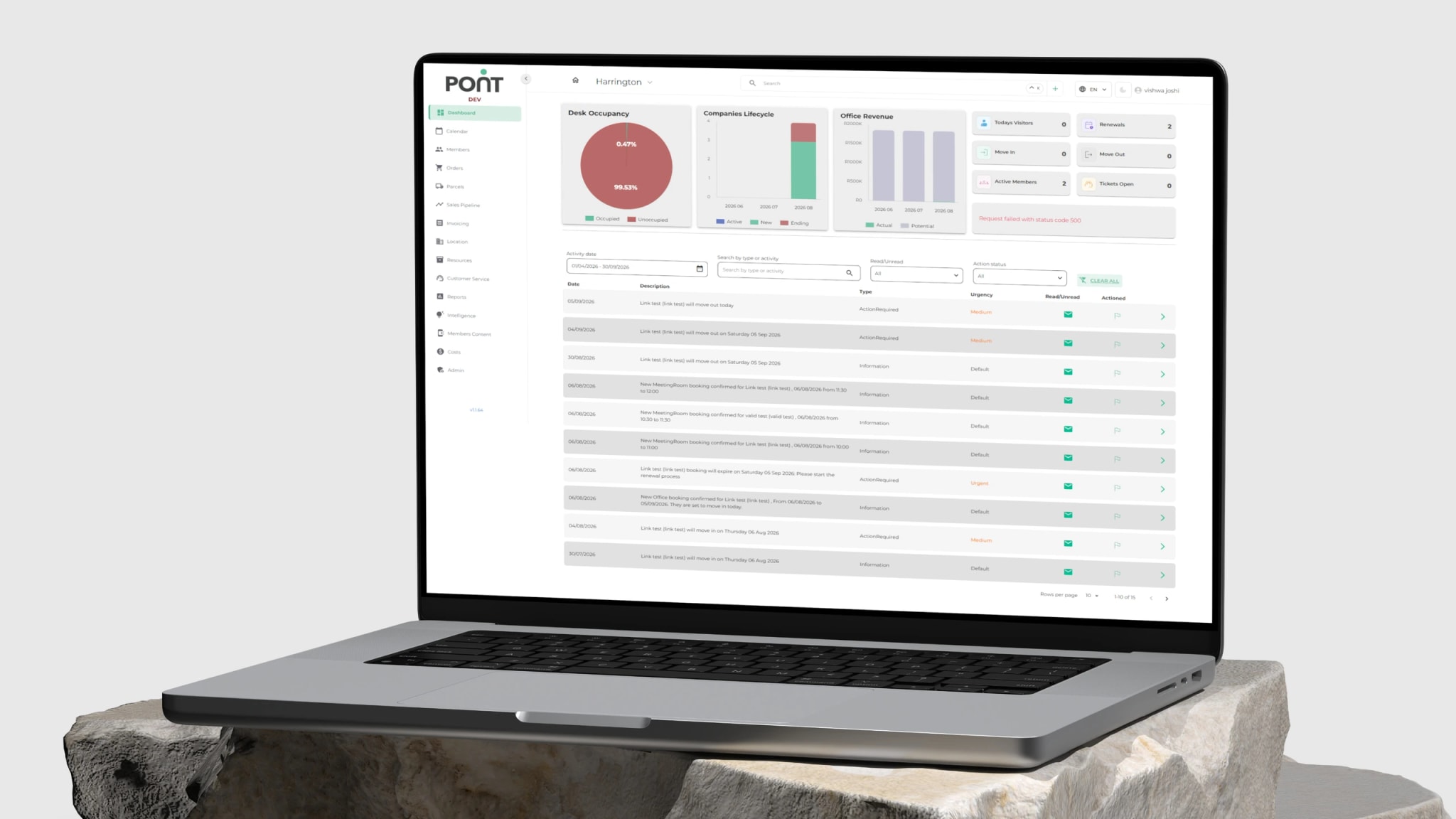 PONT coworking and flexible workspace management platform