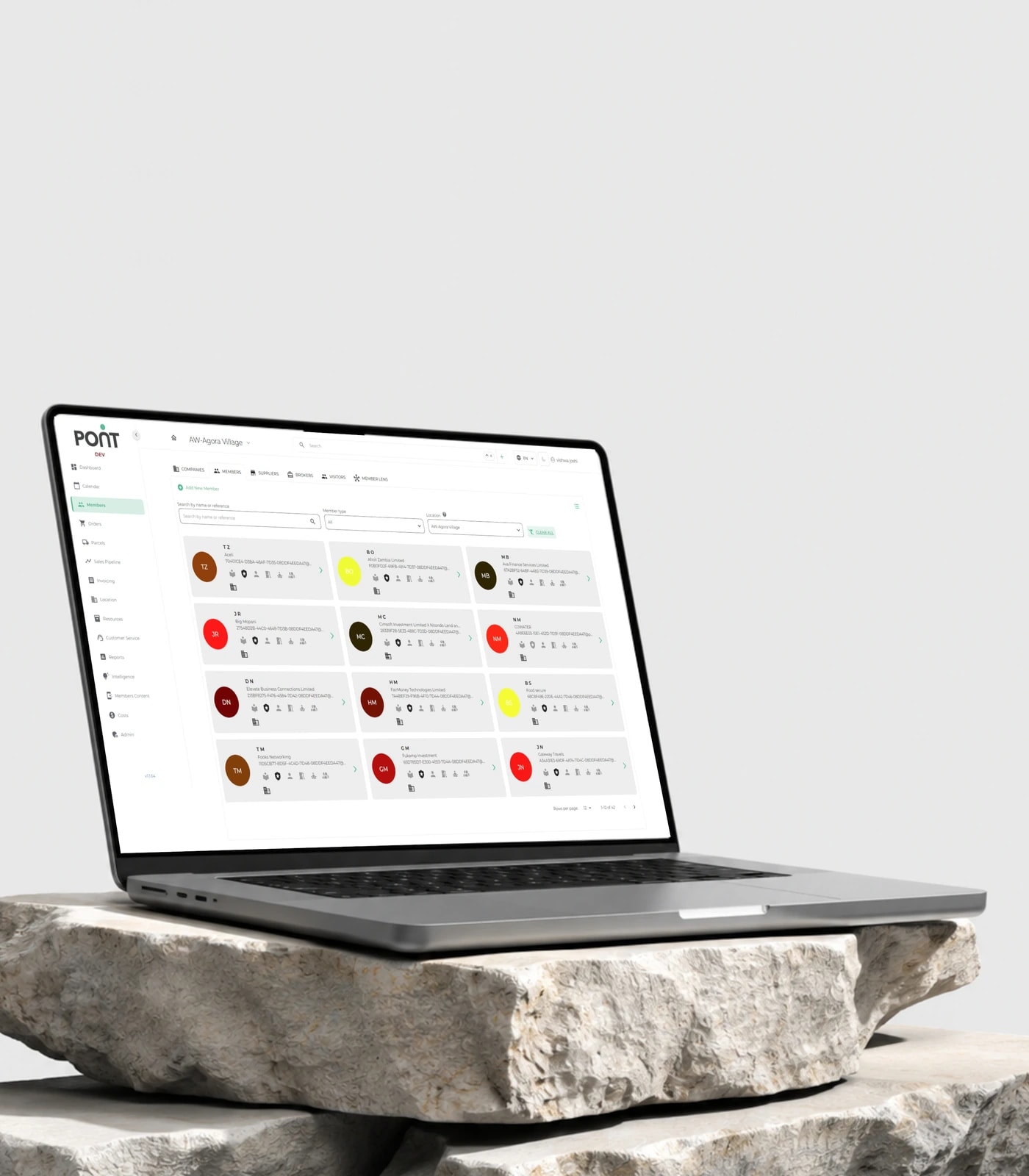 PONT coworking and flexible workspace management platform — view 1