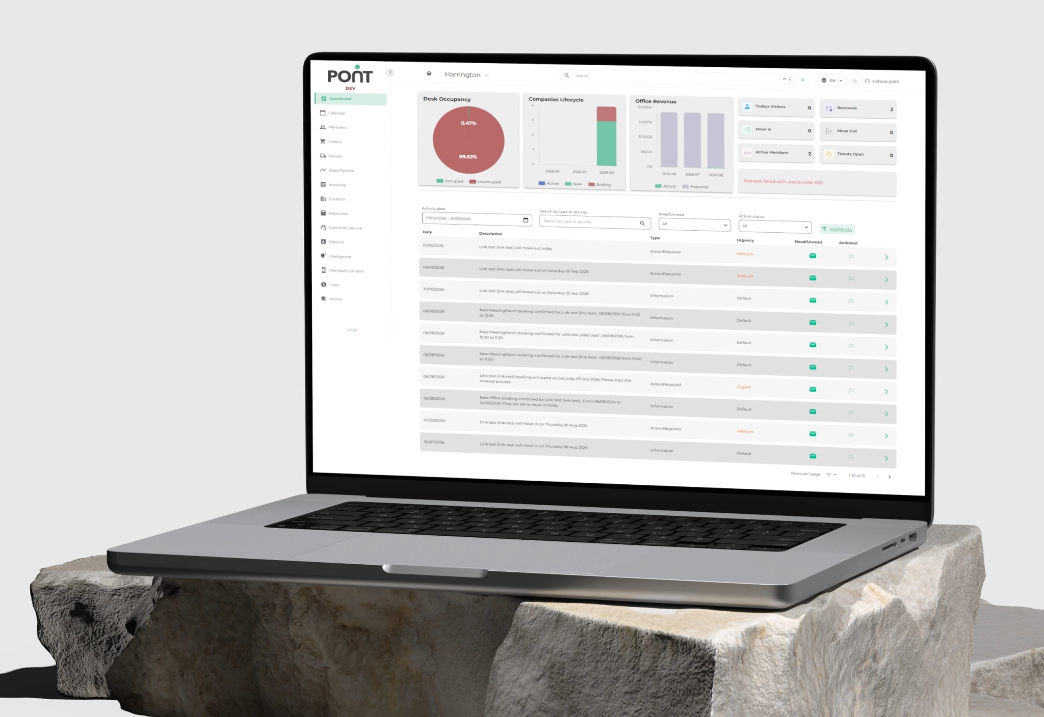 PONT coworking and flexible workspace management platform